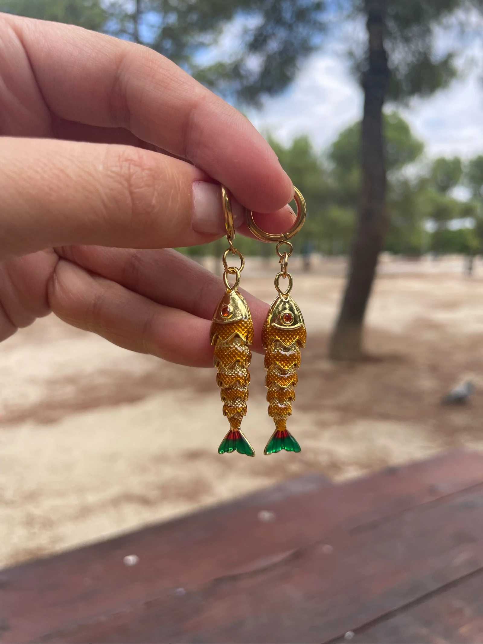 Handcrafted Stainless Steel Fish Earrings | Trendy Ocean Jewelry